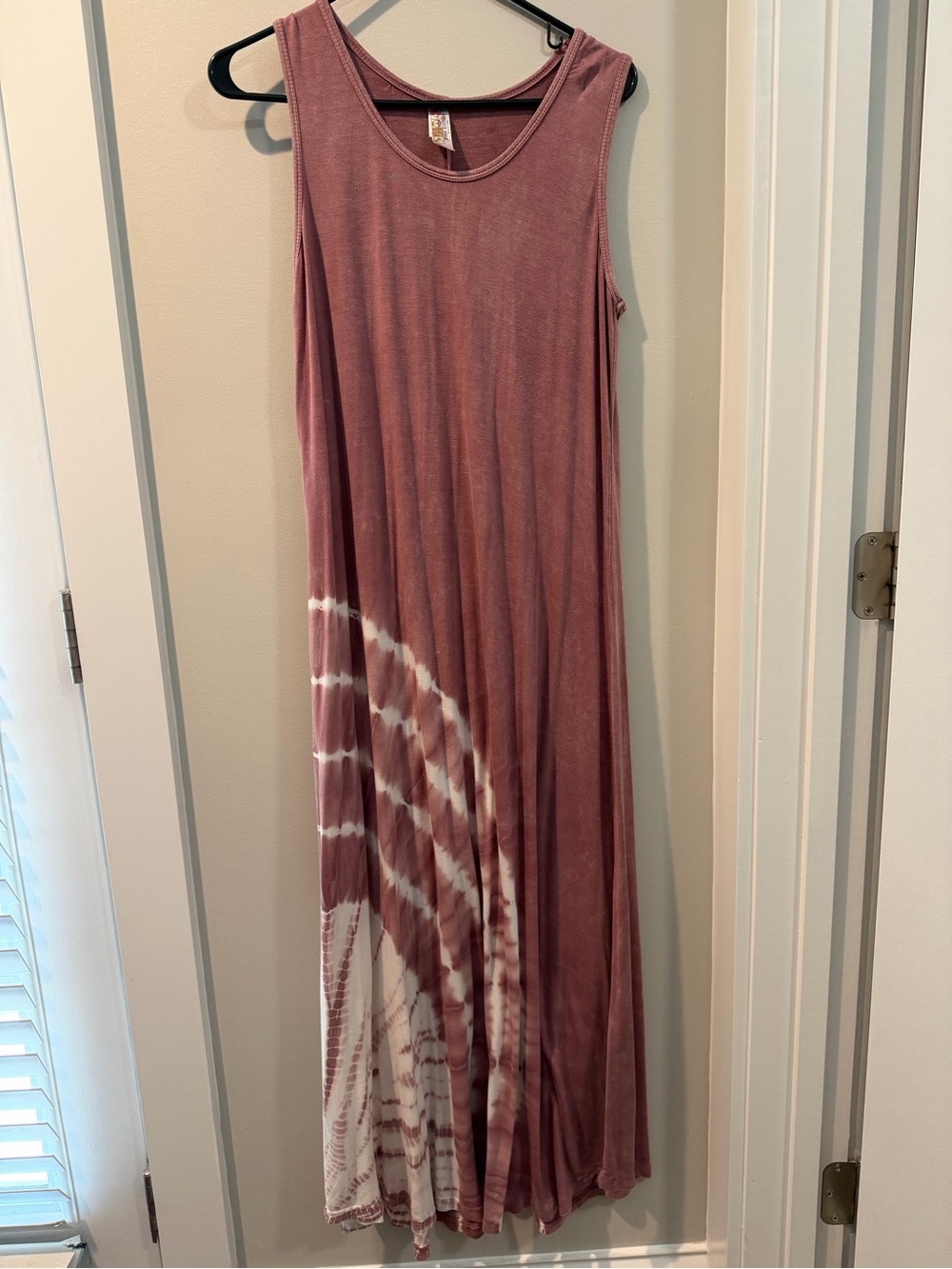 India Boutique Mauve Tie-Dye Maxi Dress